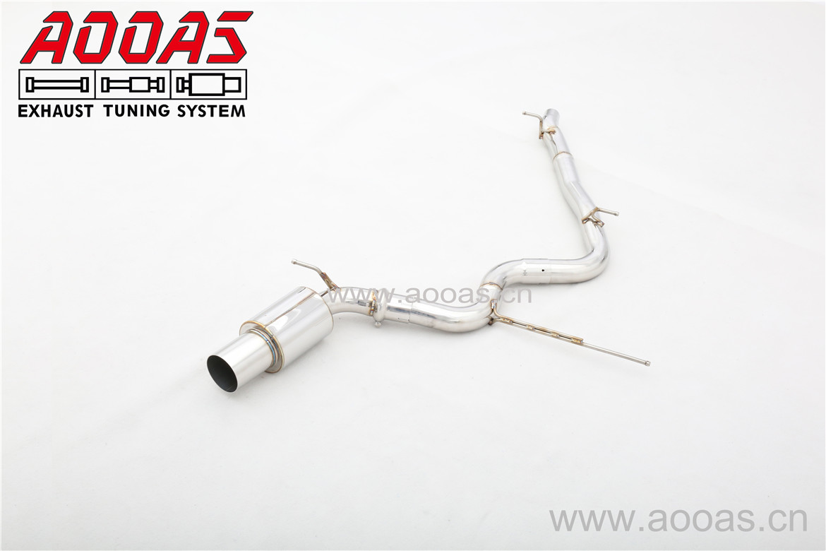 奥迪 TT  MK3  2.0T 四驱 中尾单出直排
